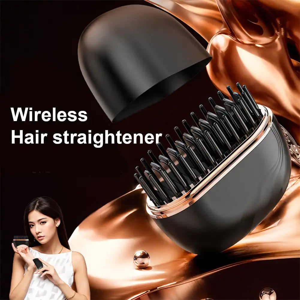 EVORA: Mini Potatble Effortless Straightening Comb, Pocket Friendly.